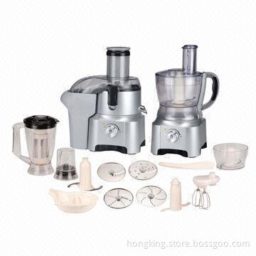 Food Processor with Juice Extractor, Blender, Chopper, Egg Beater and Grinder 15 Functions in One